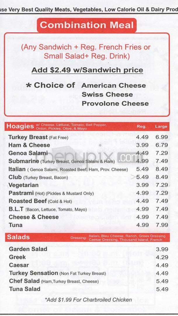 Philly Steak - Santa Monica, CA menu_pic