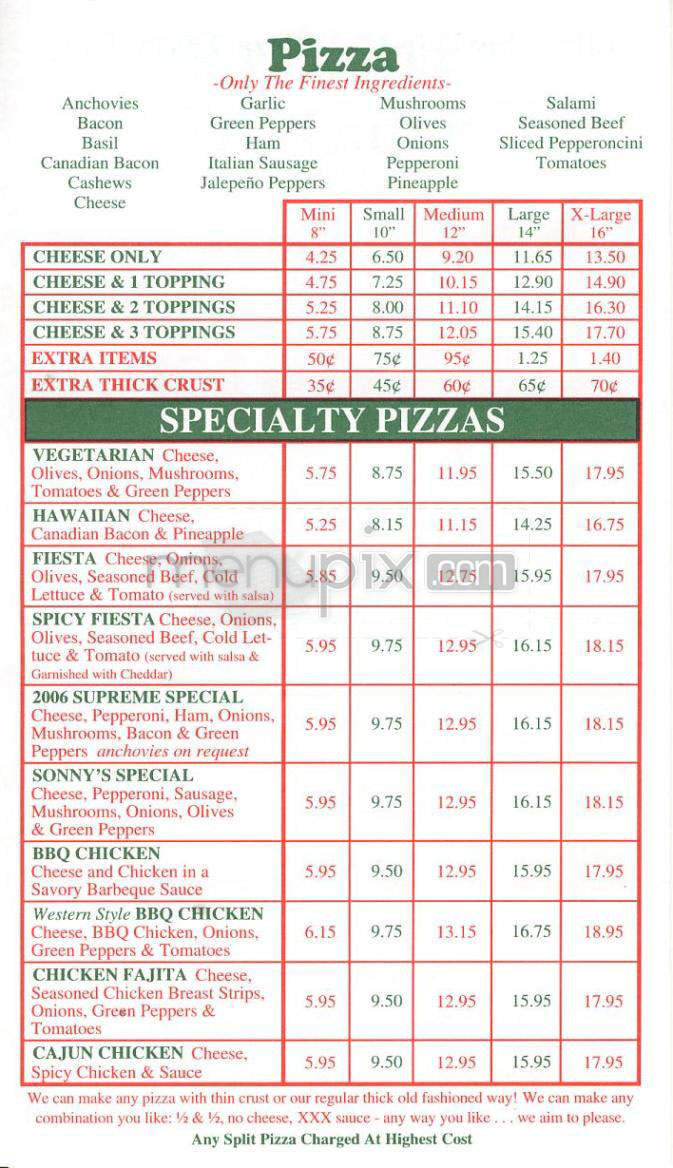 Pizza Factory - Wasco, CA menu_pic
