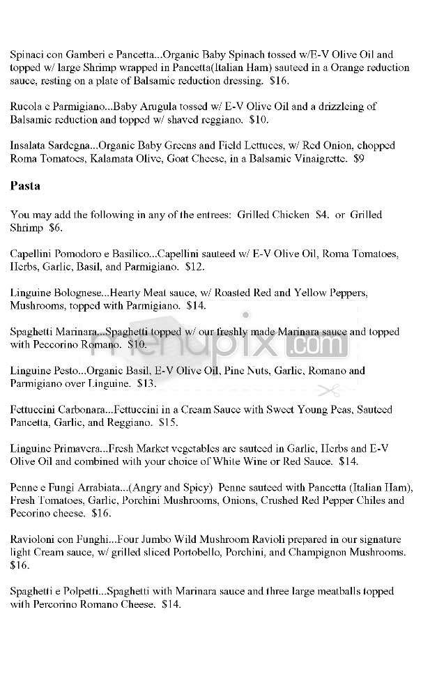 Prizzi's Piazza - Los Angeles, CA menu_pic
