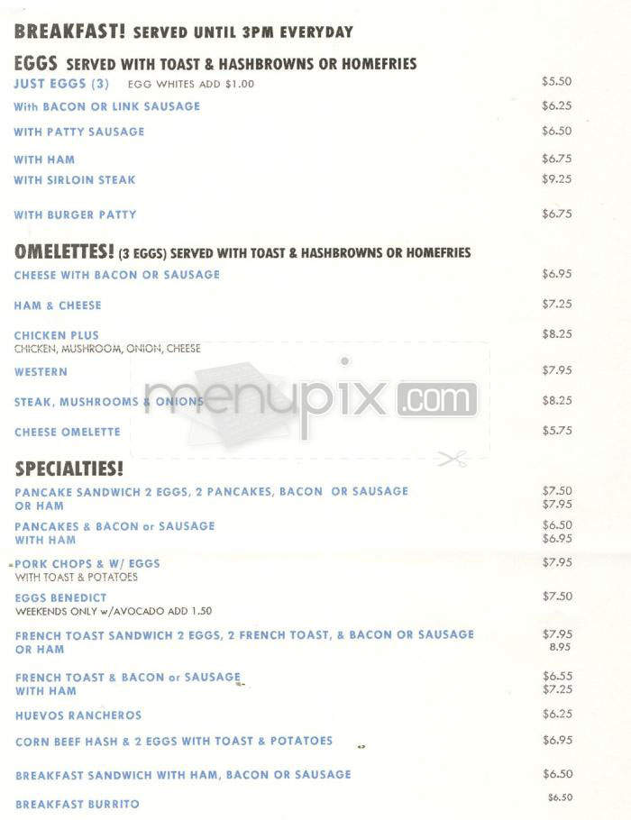 Prince O' Whales - Playa Del Rey, CA menu_pic