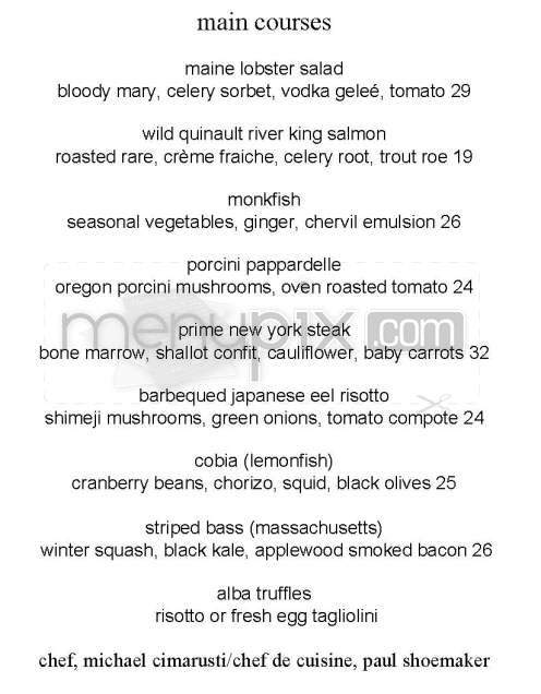 Providence - Los Angeles, CA menu_pic