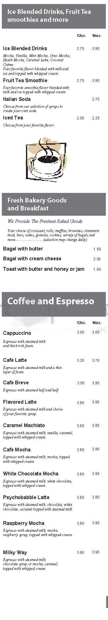 Psychobabble - Los Angeles, CA menu_pic
