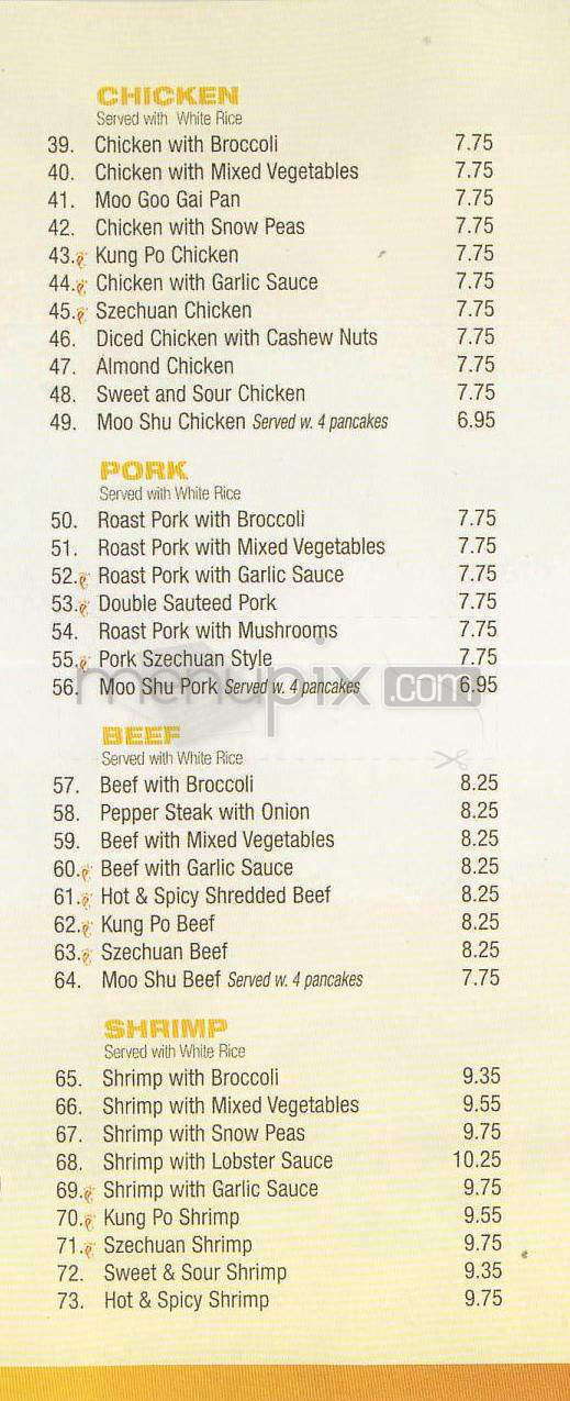 QQ Buffet & Grill - Glendale, CA menu_pic
