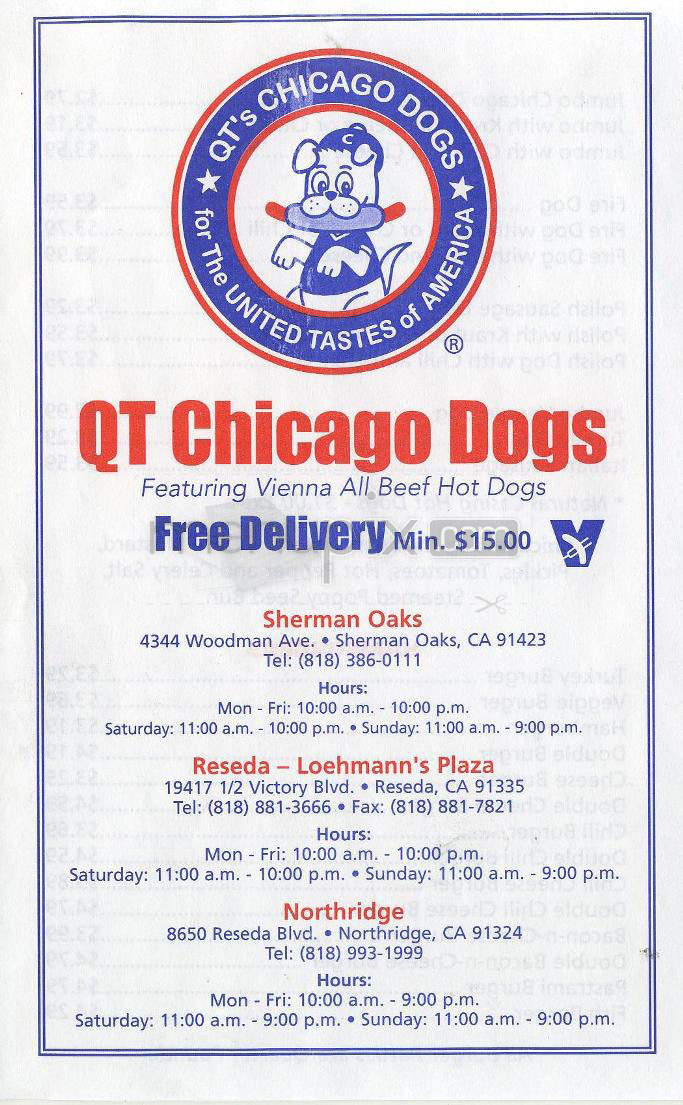 /200205/QT-Chicago-Dogs-Sherman-Oaks-CA - Sherman Oaks, CA