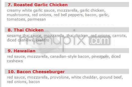 Red Brick Pizza - Pasadena, CA menu_pic