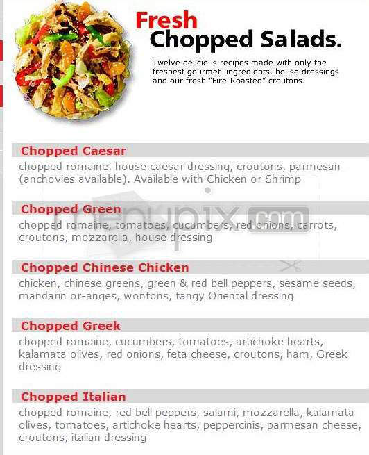 Red Brick Pizza - Pasadena, CA menu_pic