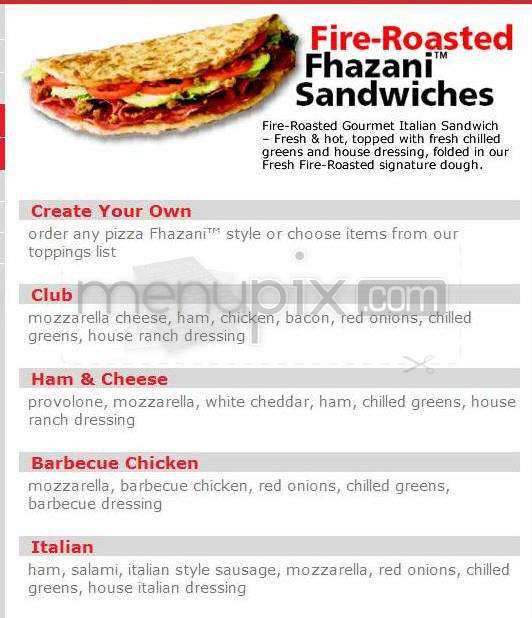 Red Brick Pizza - Pasadena, CA menu_pic