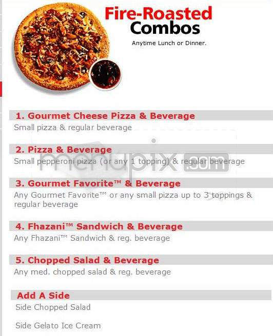 Red Brick Pizza - Pasadena, CA menu_pic