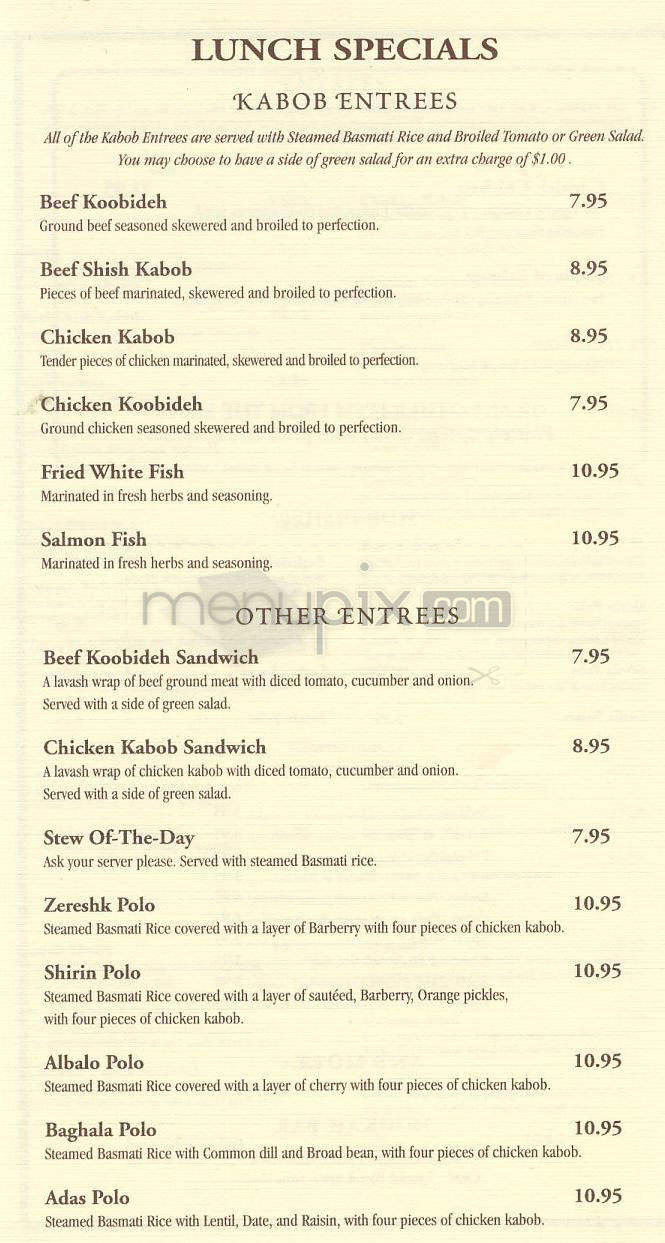 Ravak - Encino, CA menu_pic