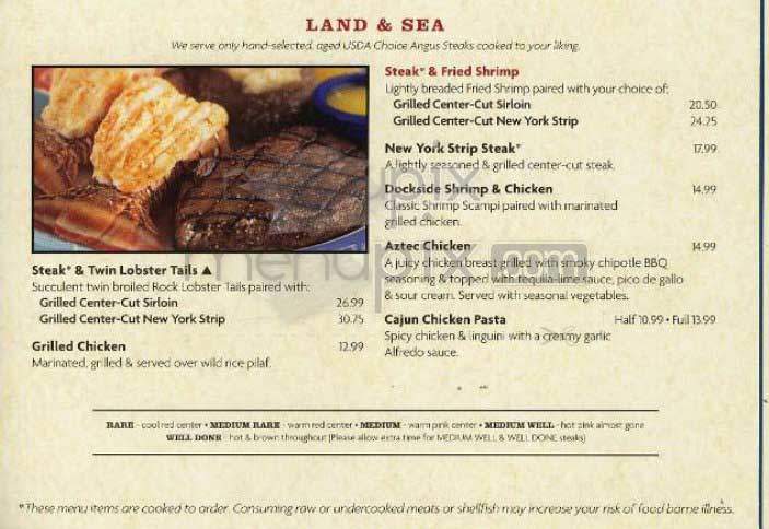 Red Lobster - Canoga Park, CA menu_pic