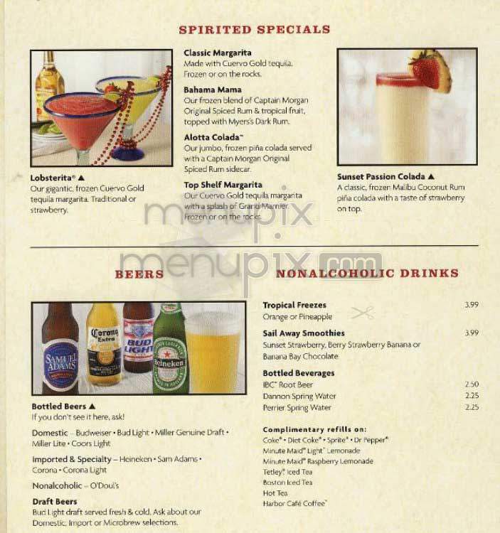Red Lobster - Canoga Park, CA menu_pic