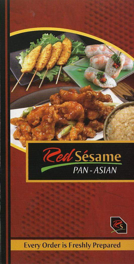 Red Sesame - Manhattan Beach, CA menu_pic