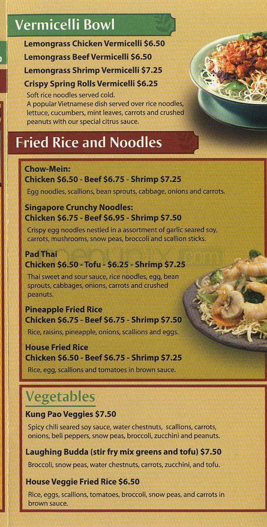 Red Sesame - Manhattan Beach, CA menu_pic