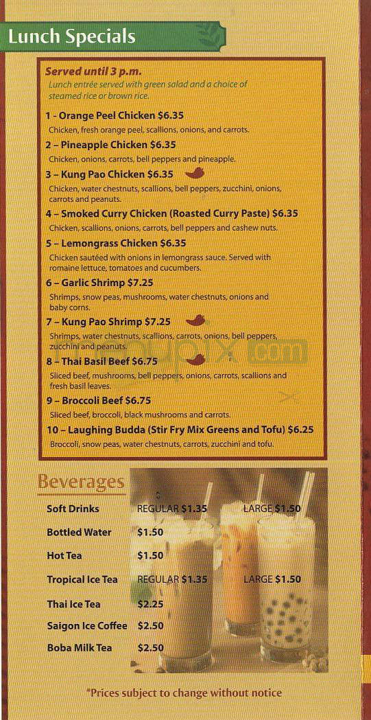 Red Sesame - Manhattan Beach, CA menu_pic