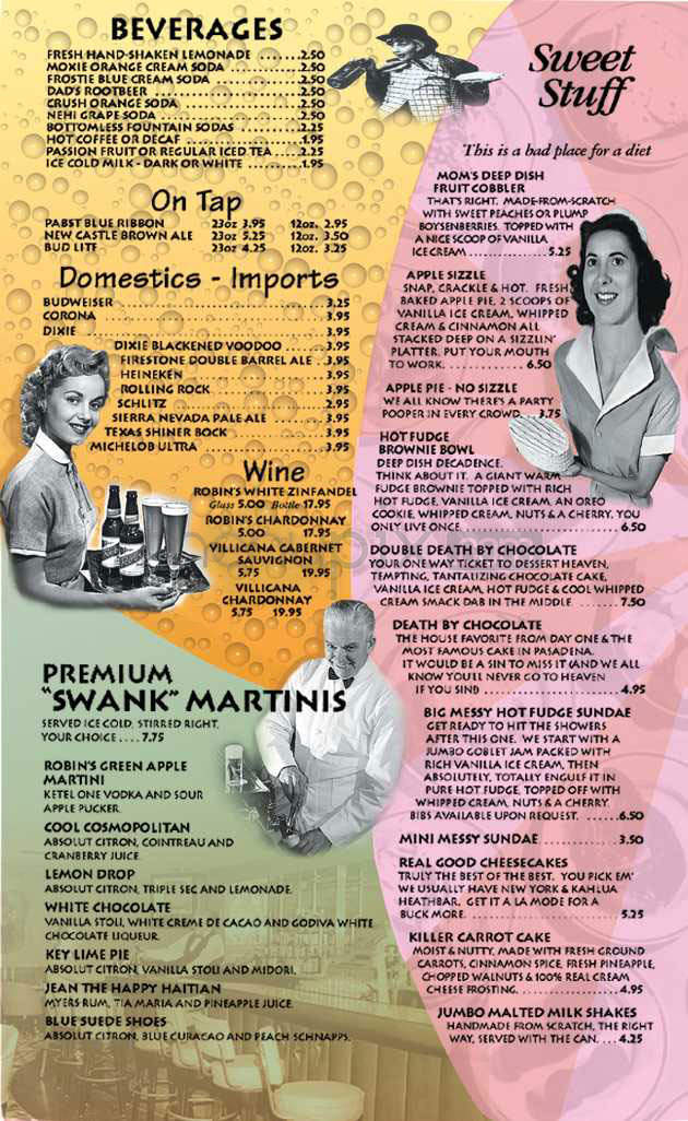 Robin's Wood Fire BBQ & Grill - Pasadena, CA menu_pic