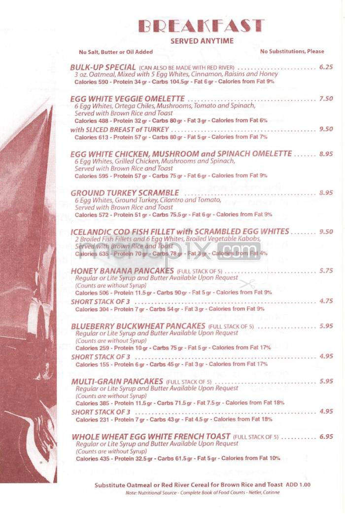 Rocky Cola Cafe - Redondo Beach, CA menu_pic