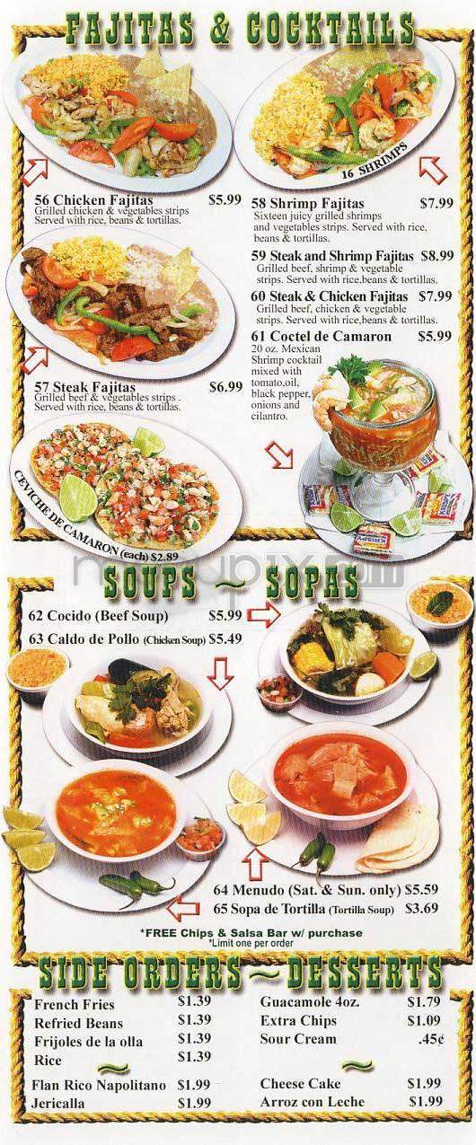 Rodeo Mexican Grill - Los Angeles, CA menu_pic
