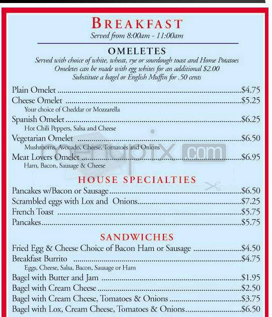 Roni's Diner - Beverly Hills, CA menu_pic