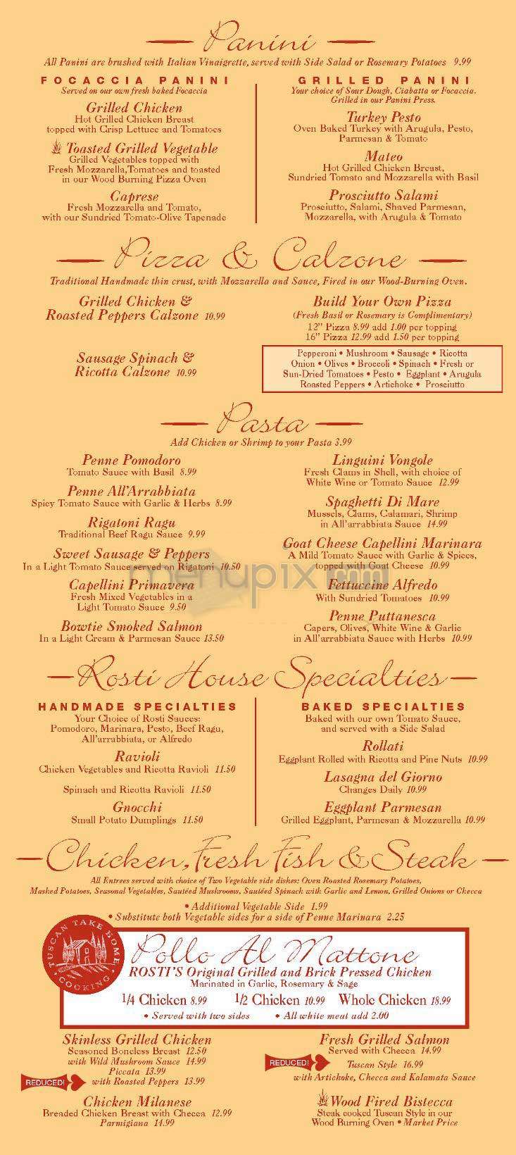 Rosti - Encino, CA menu_pic