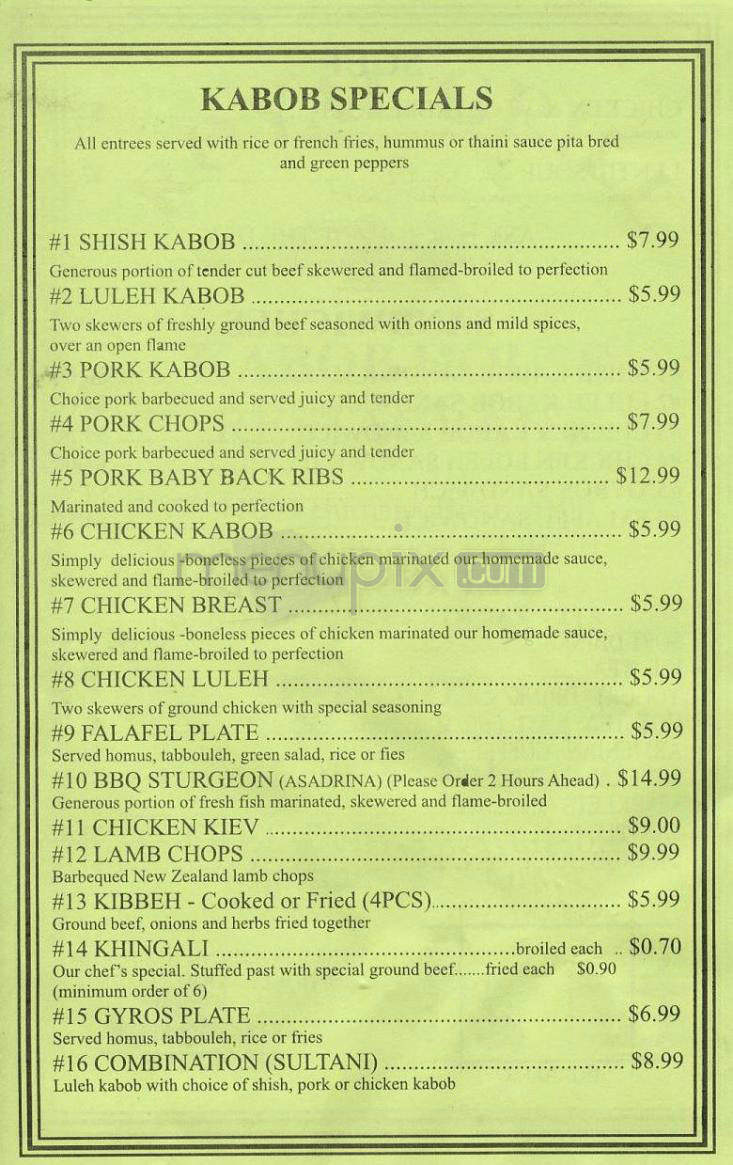 Royal Grill - North Hollywood, CA menu_pic