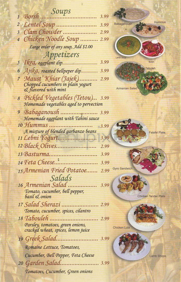 Royal Garden - North Hollywood, CA menu_pic