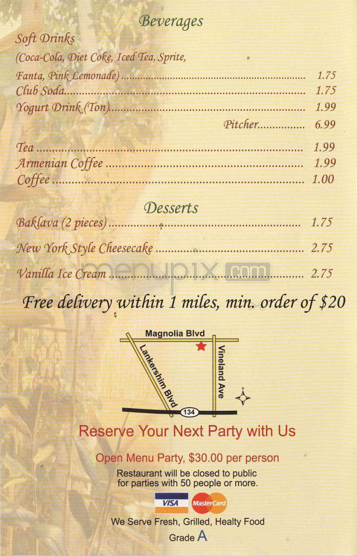 Royal Garden - North Hollywood, CA menu_pic