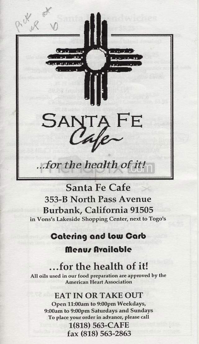 /200272/Santa-Fe-Cafe-Burbank-CA - Burbank, CA