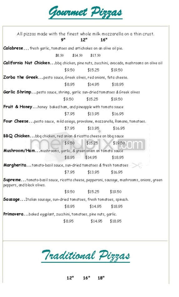 South Lake Italian Kitchen - Pasadena, CA menu_pic