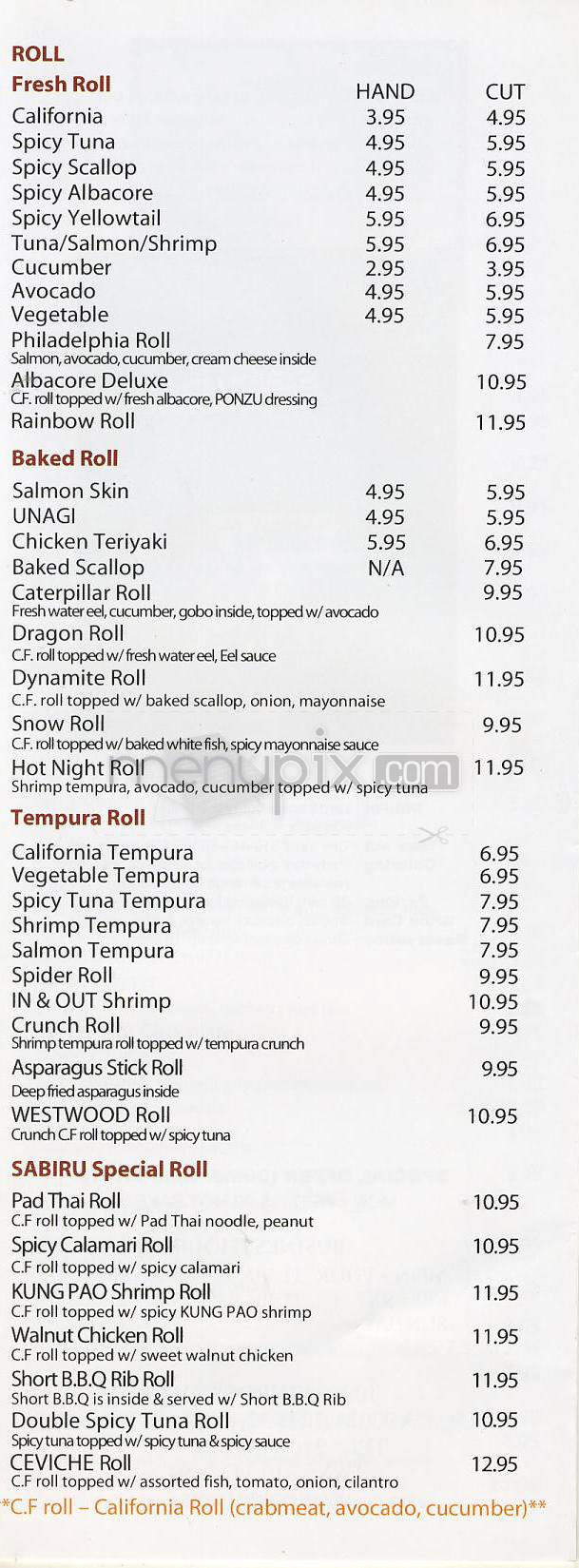 /201238/Sabiru-Sushi-and-Asian-Fusion-Los-Angeles-CA - Los Angeles, CA