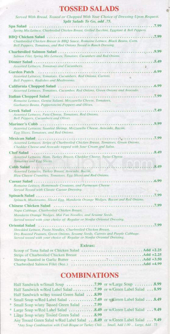 Salads Galore - Encino, CA menu_pic