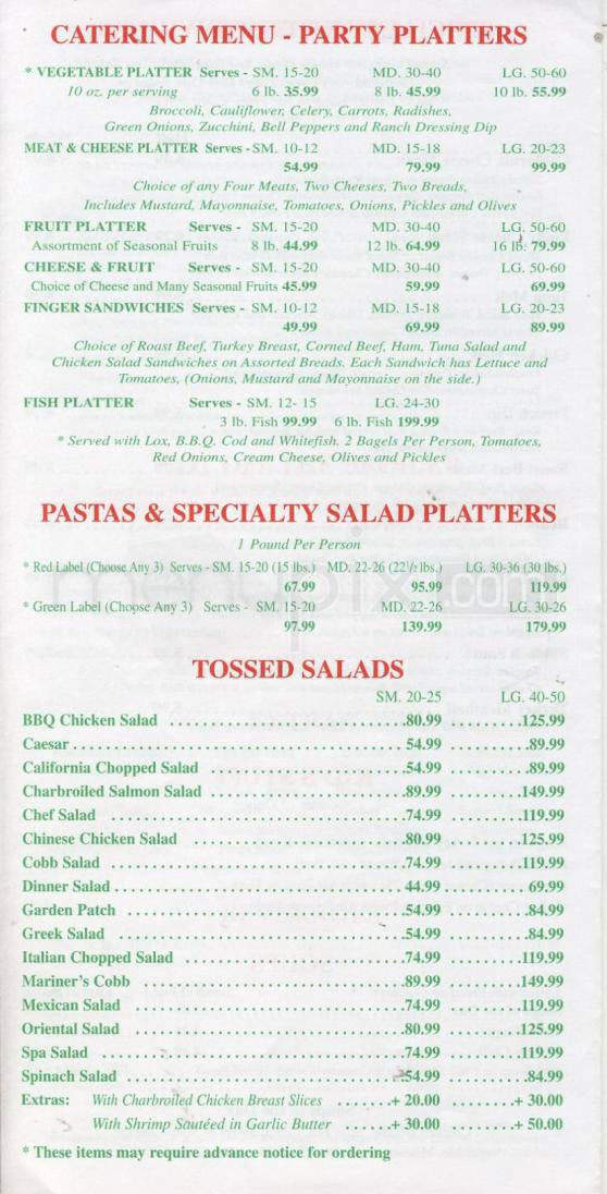 Salads Galore - Encino, CA menu_pic