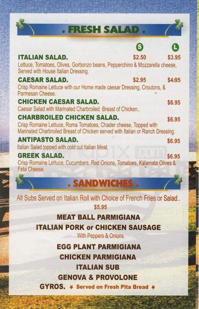 Santa Monica Pizza Kitchen - Santa Monica, CA menu_pic