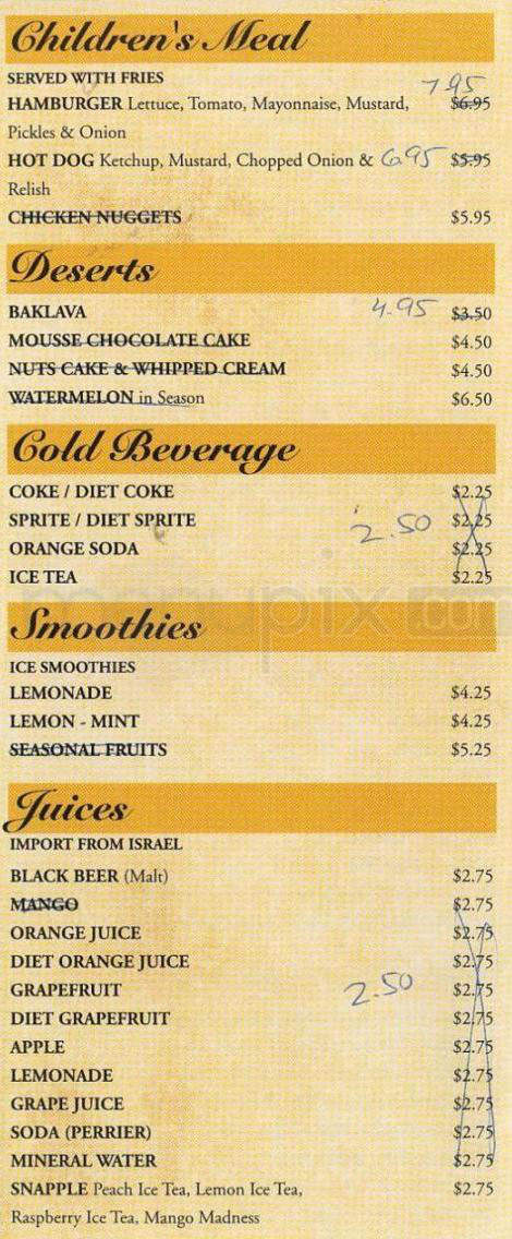 Sassi - Encino, CA menu_pic