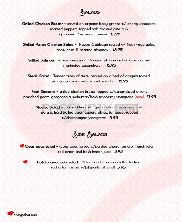 Scarlet Tea Room - Pasadena, CA menu_pic