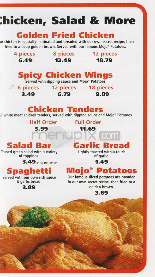 Shakey's - Los Angeles, CA menu_pic
