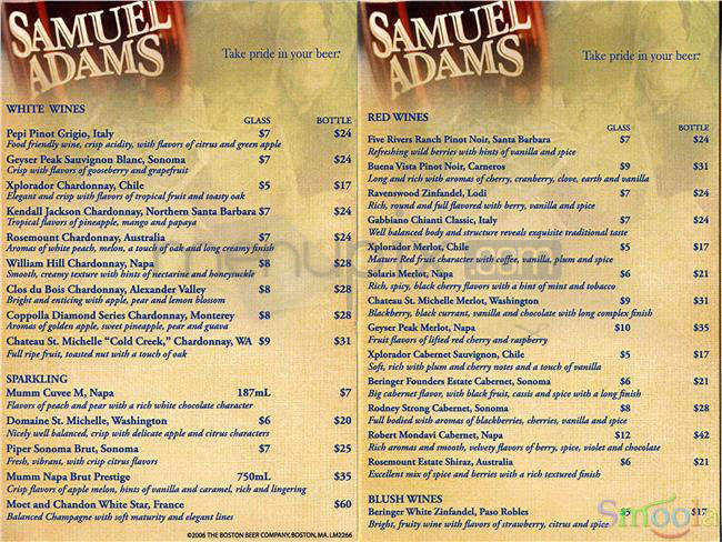 Shark's Cove - Manhattan Beach, CA menu_pic