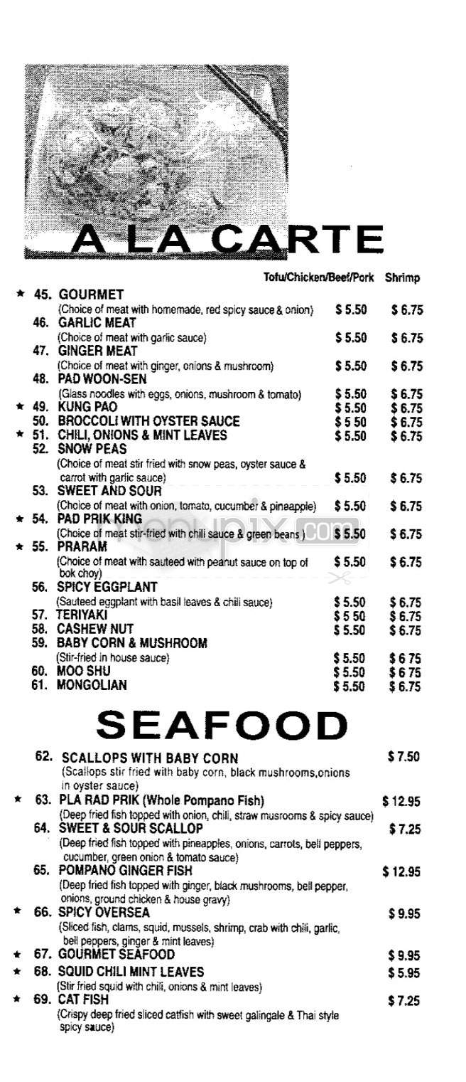 Siam Chan - Los Angeles, CA menu_pic