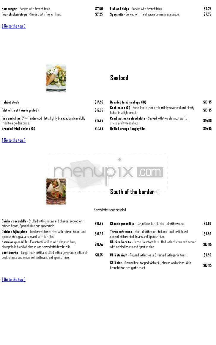 Silver Spoon - Cambridge, ON menu_pic