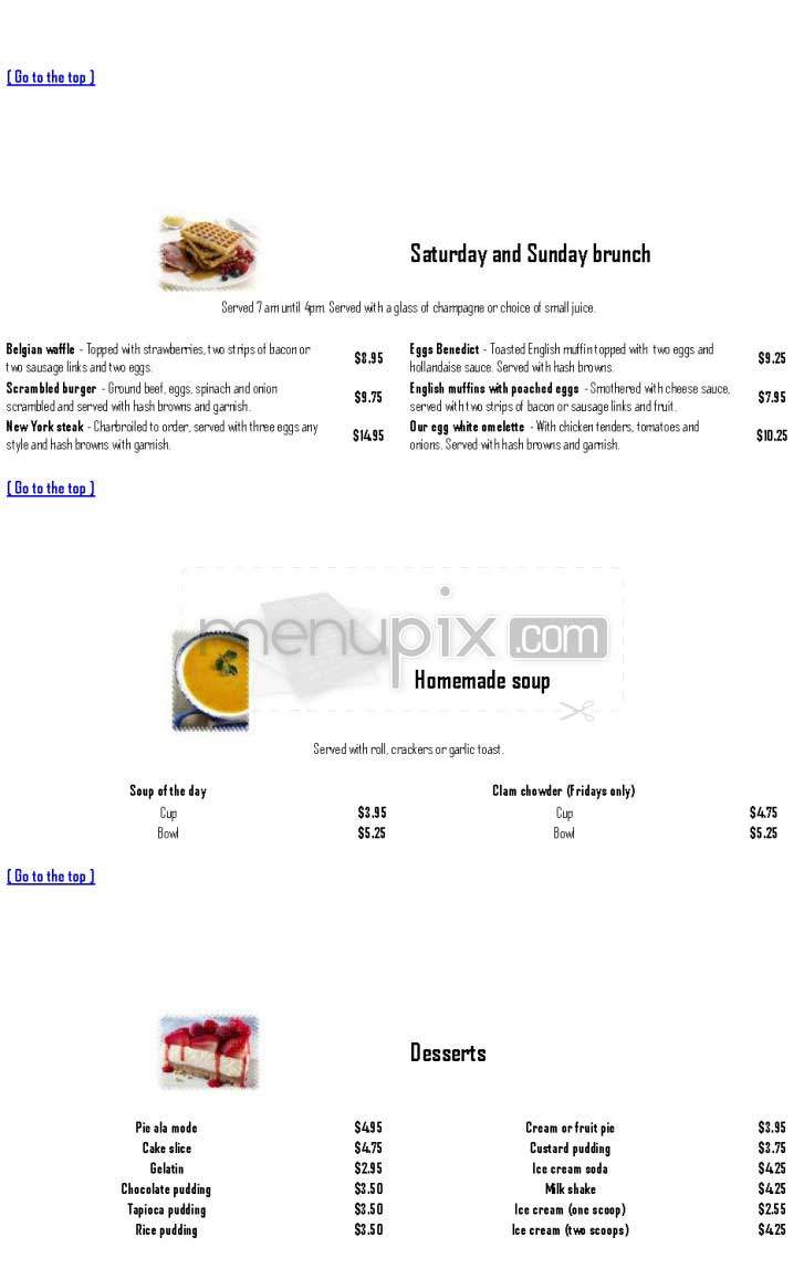 Silver Spoon - Cambridge, ON menu_pic