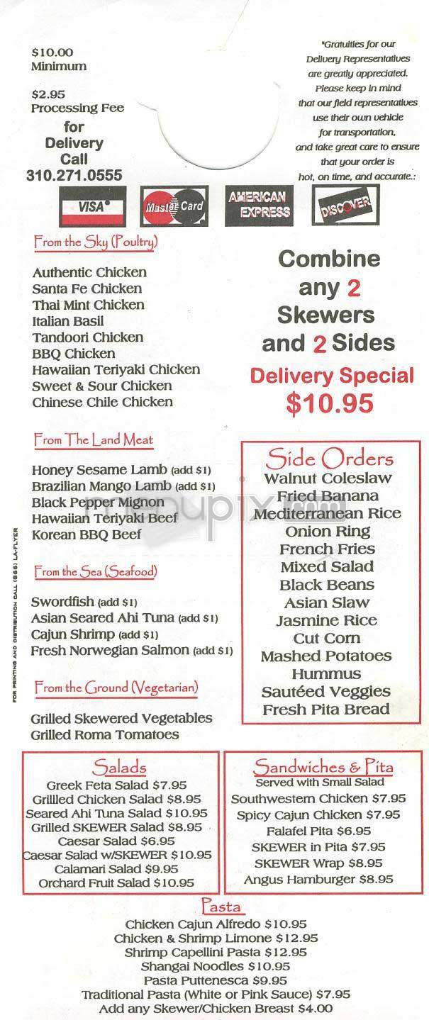Skewers - West Hollywood, CA menu_pic