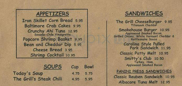 Smitty's Grill - Pasadena, CA menu_pic