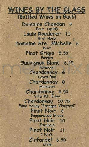 Smitty's Grill - Pasadena, CA menu_pic