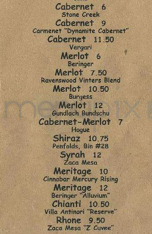 Smitty's Grill - Pasadena, CA menu_pic