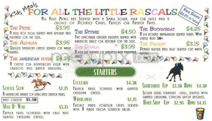Soda Jerks - Pasadena, CA menu_pic