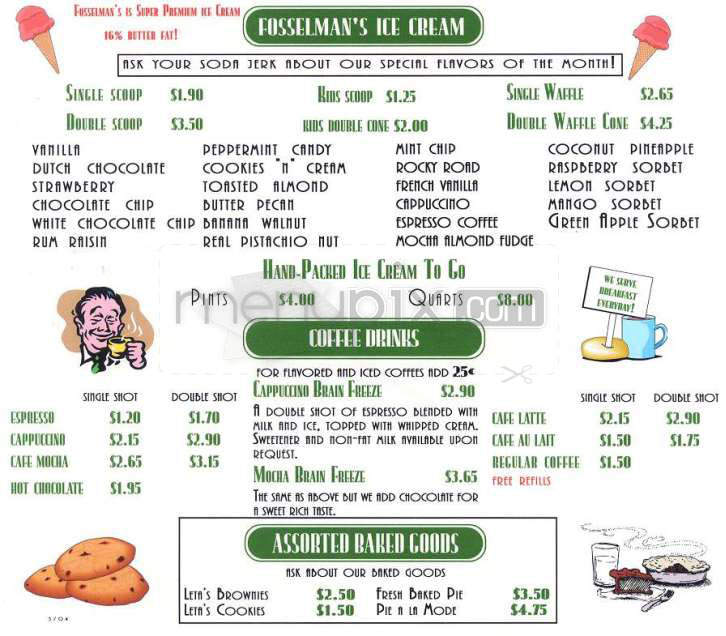 Soda Jerks - Pasadena, CA menu_pic