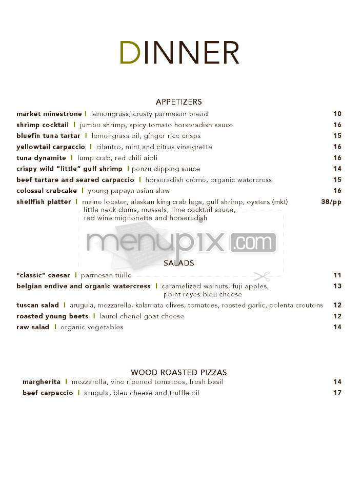 Simon LA - Los Angeles, CA menu_pic