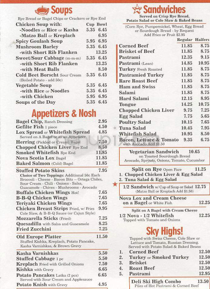 Solley's - Sherman Oaks, CA menu_pic