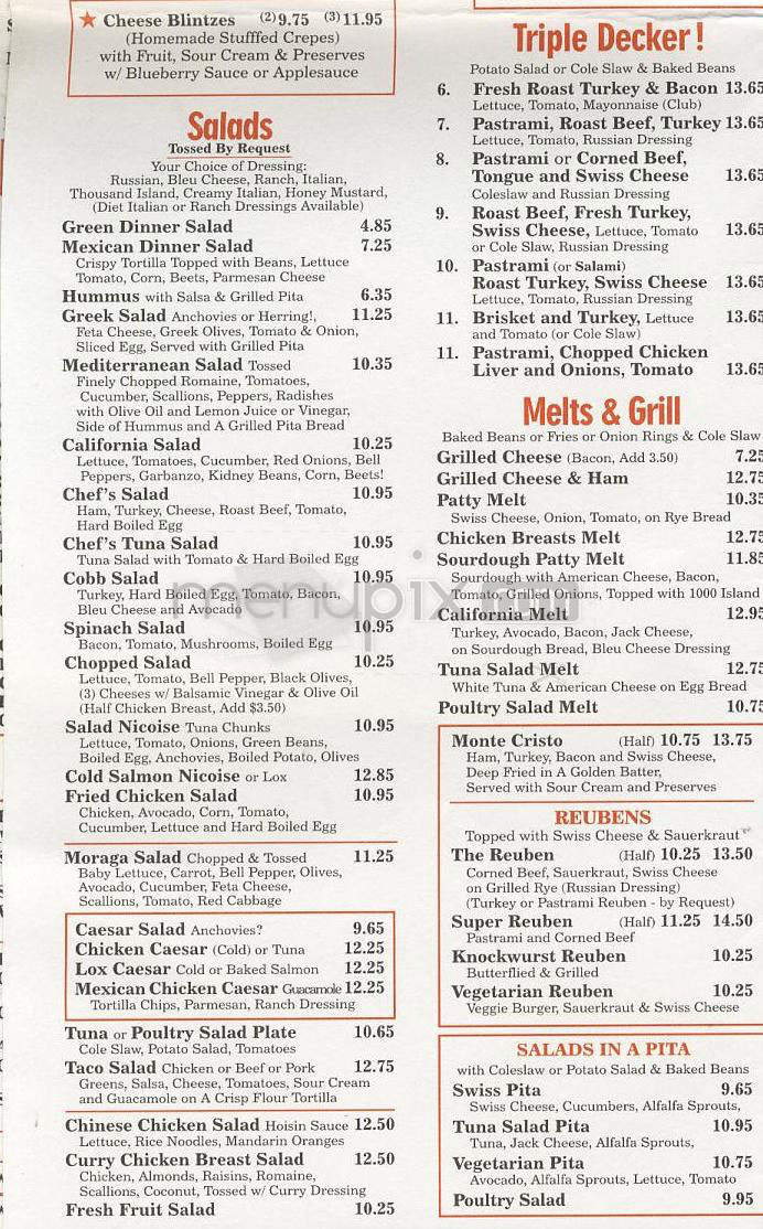 Solley's - Sherman Oaks, CA menu_pic