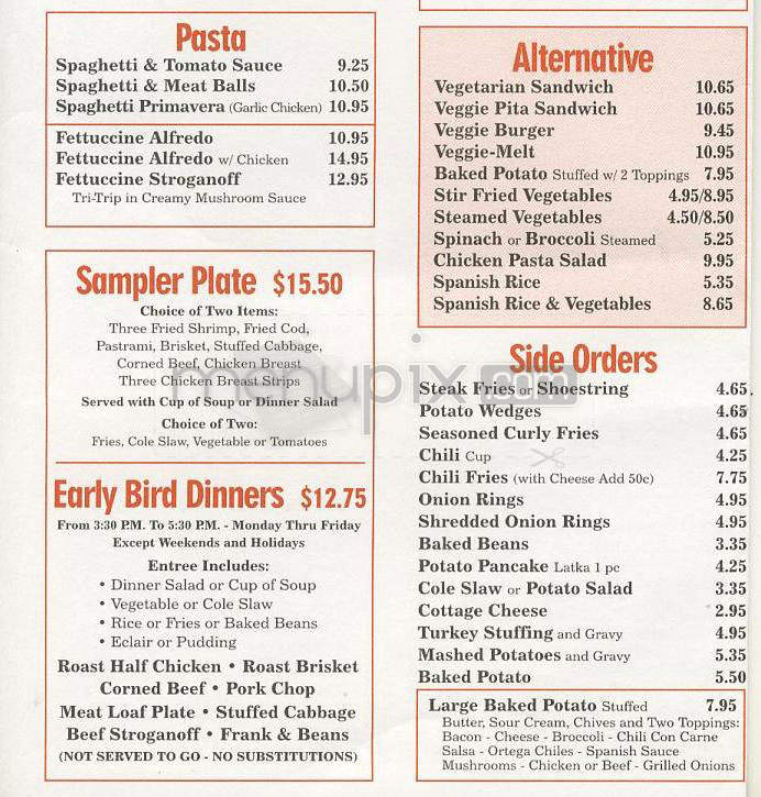 Solley's - Sherman Oaks, CA menu_pic