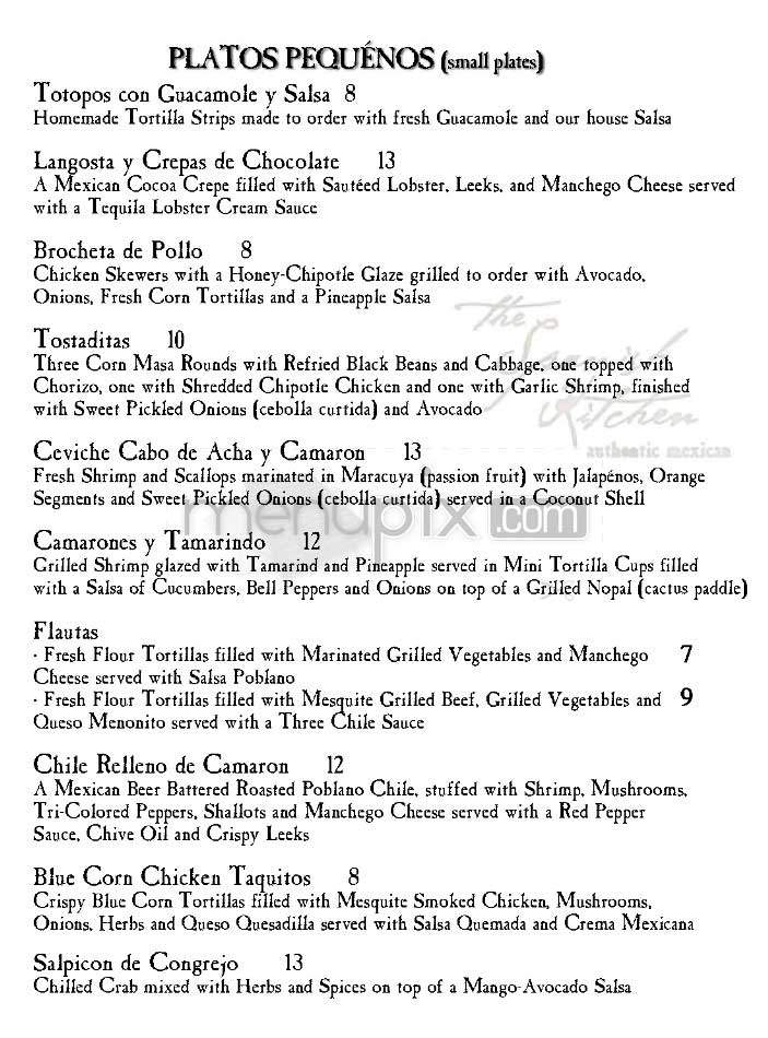 Spanish Kitchen - West Hollywood, CA menu_pic